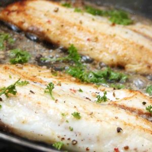 Fried Fish Fillet in Hotplate