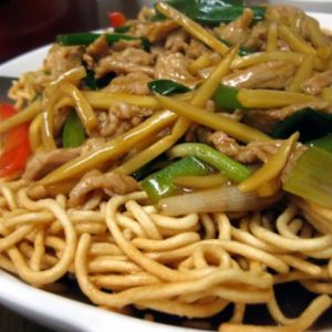 Fried Noodles with Mixed Meat