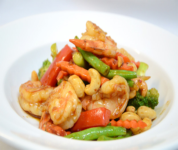 Fried Prawn with Cashew Nut