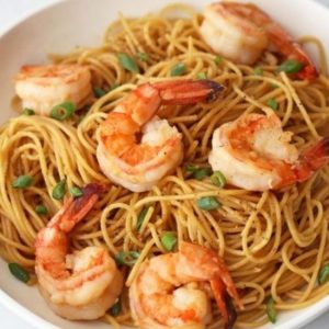 Fried Noodles with Shrimps