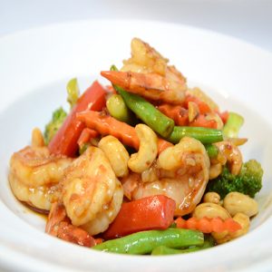 Fried Prawn with Cashew Nut